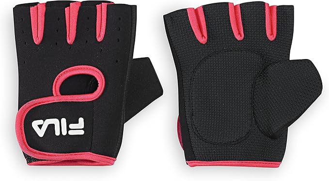 FILA Accessories Women's Fitness Gloves S-M Black/.Pink
