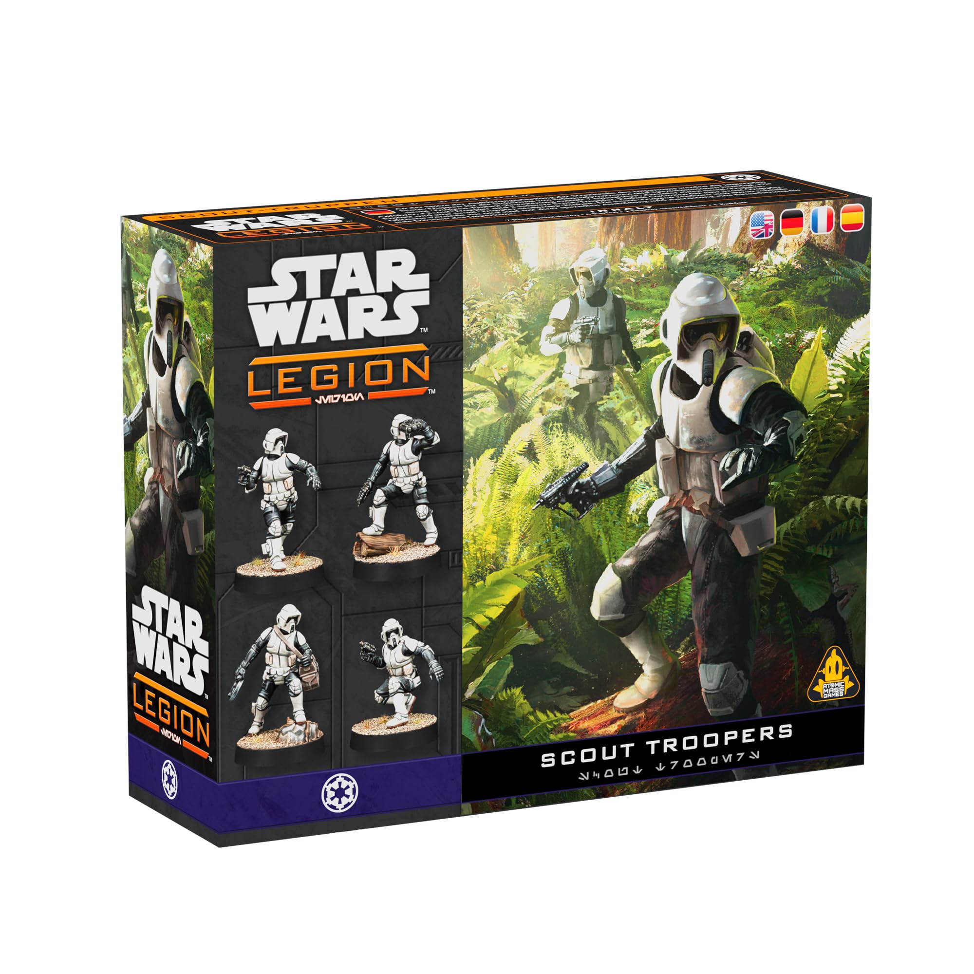 Asmodee Star Wars Legion Scout Troopers Unit Expansion - Tabletop Miniatures Game, Strategy Game for Kids and Adults, Ages 14+, 2 Players, 90 Min Playtime, Made by Atomic Mass Games