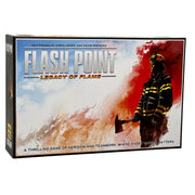 Flash Point: Legacy of Flame Board Game – Cooperative Legacy Game for 1–6 Players, Ages 10+, 60-Min Campaign Play – Firefighter Strategy Game by Indie Boards & Cards