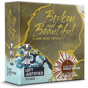 Left Justified Broken and Beautiful Kintsugi Card Game – A Uniquely Themed Deck for Game Night Fun with Family and Friends – Adults and Teens – 2 to 4 Players – Highly Portable