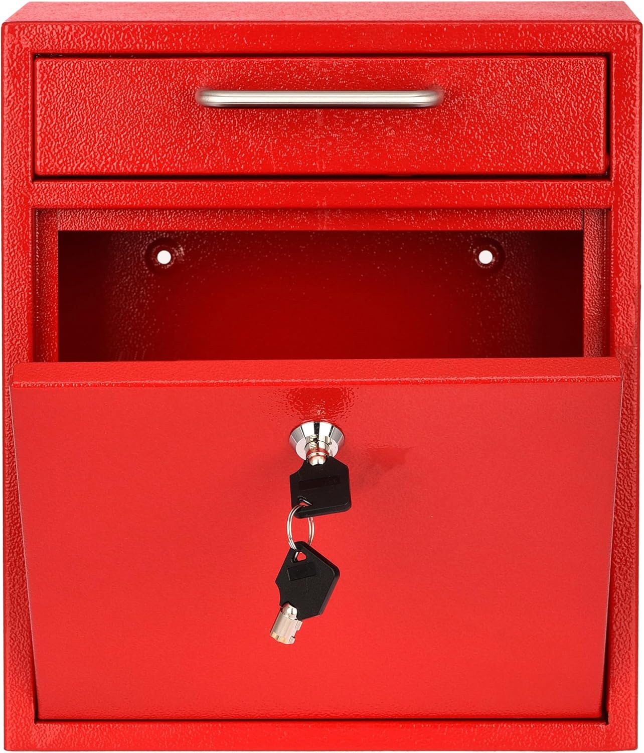 Medium Ultimate Red Wall Mounted Mail Box with Suggestion Cards