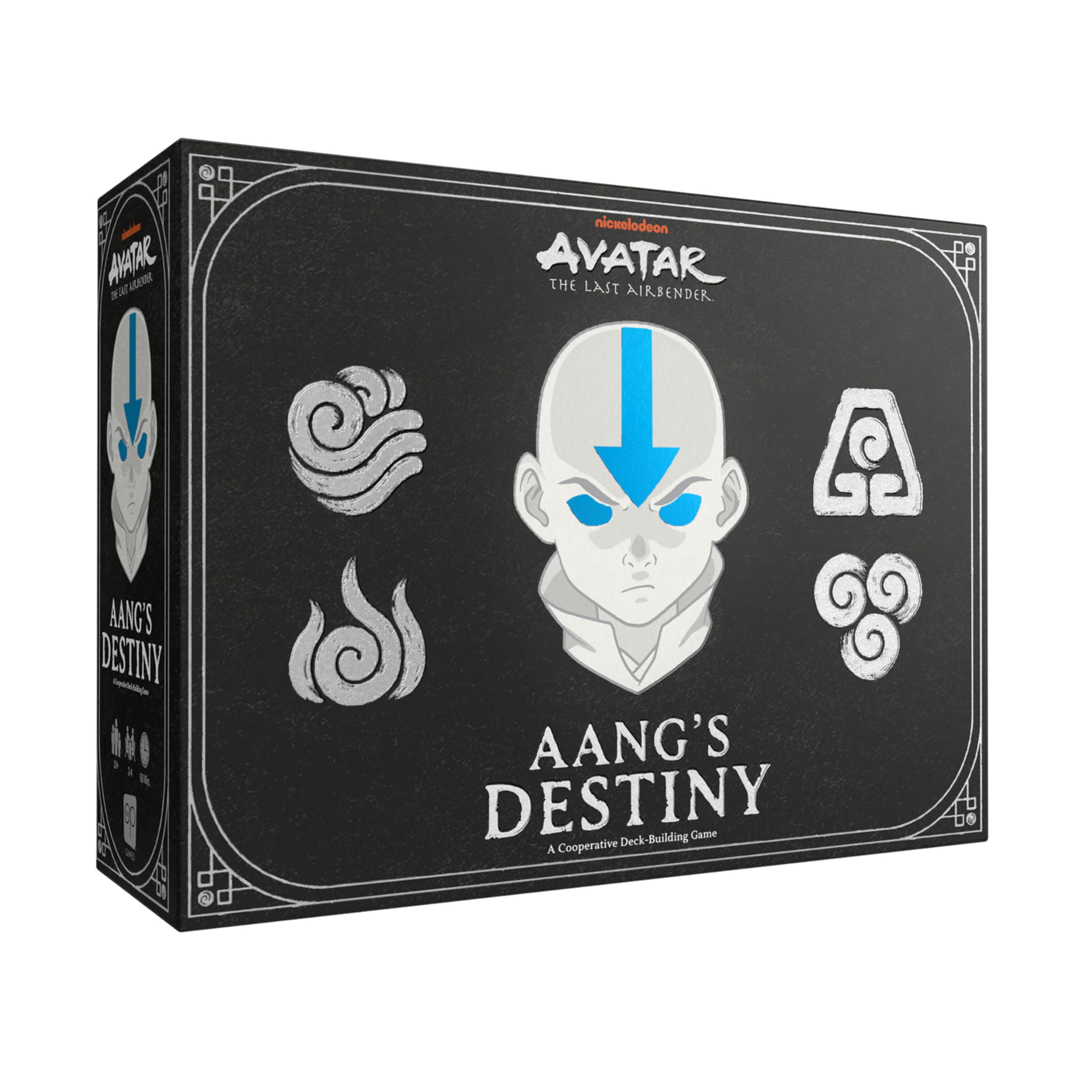 Avatar: The Last Airbender: Aang's Destiny, Cooperative Deck Building Strategy Board Game, Play as Aang, Katara, Appa & More, Fun for Family Game Night, Ages 10+, 2-4 Players, 60 Minutes