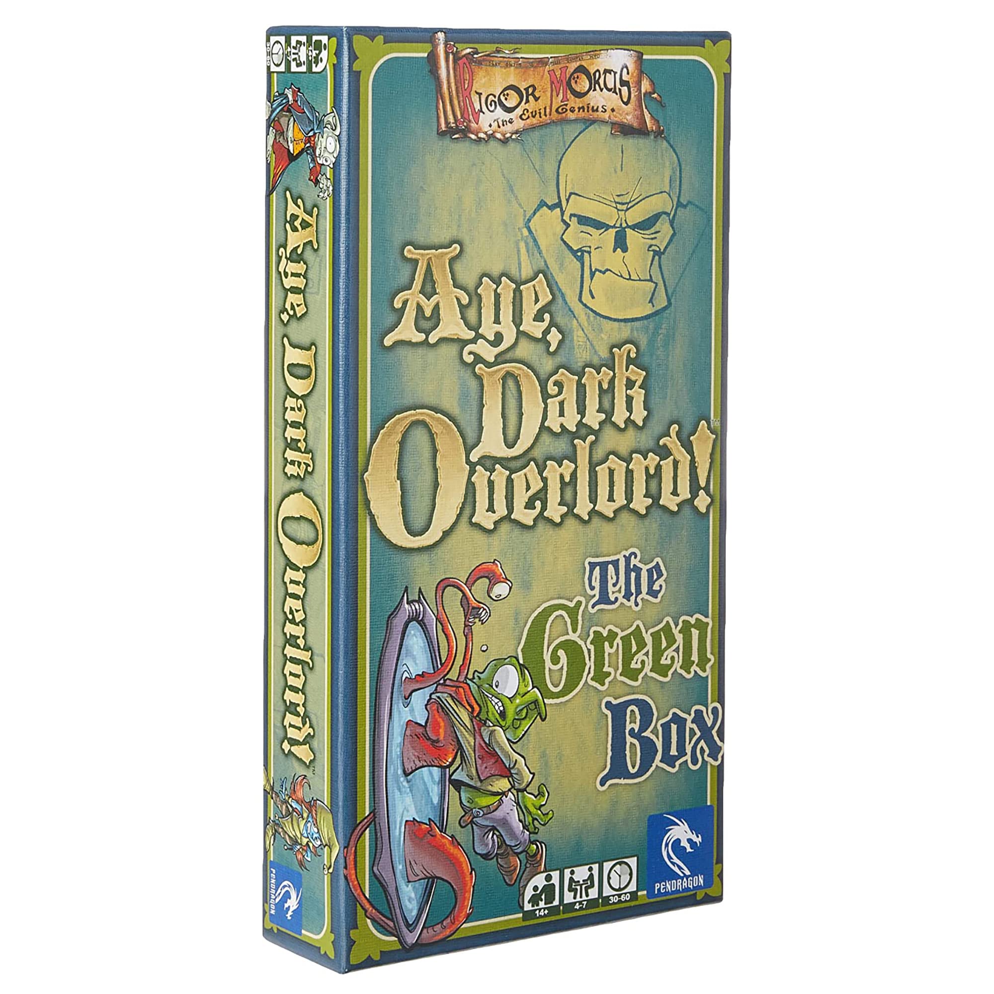 Pendragon Game Studio Aye, Dark Overlord! The Red Box - Card Game, Fantasy Party Game Filled with Humor, RPG Game, Pendragon Game Studio, for 4-7 Players, 30-60 Minute Playing Time, Ages 14+