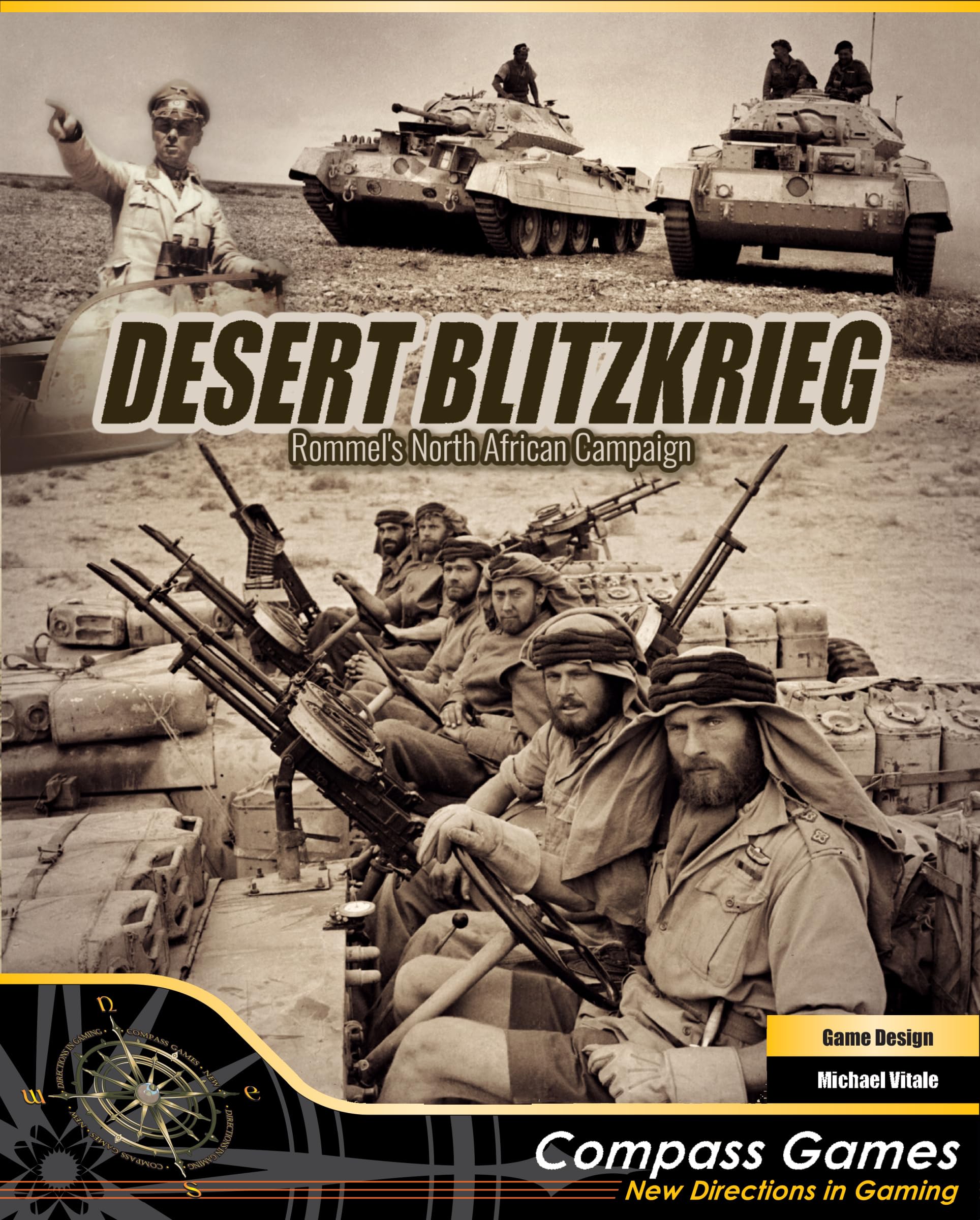 Compass Games Desert Blitzkrieg: Rommel's North African Campaign
