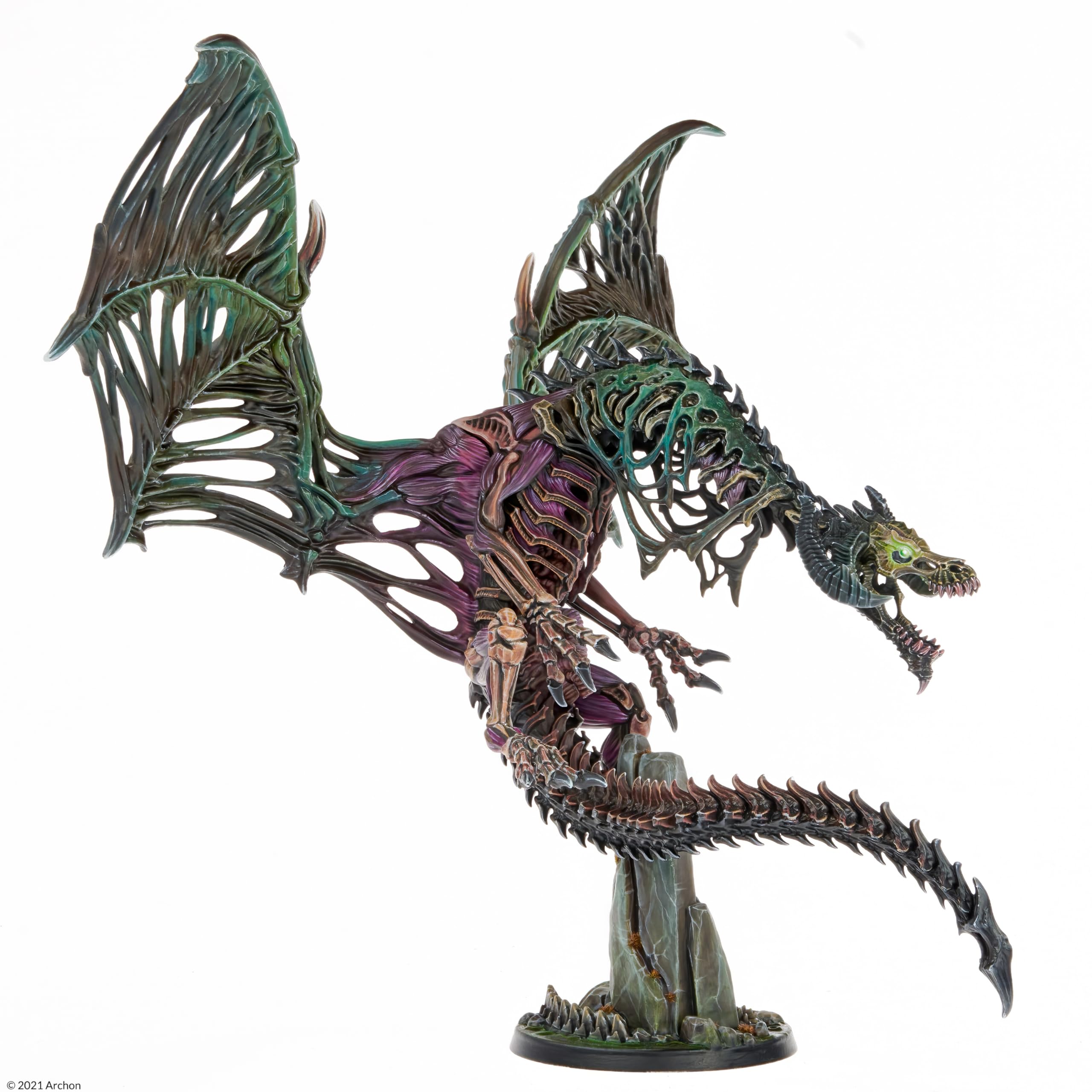 Archon Studio Dungeons & Lasers: Miniatures – Thall The Defiler – 1 Piece 155mm Unpainted Unassembled Designed for Dungeons & Lasers:,ARCDNL0012