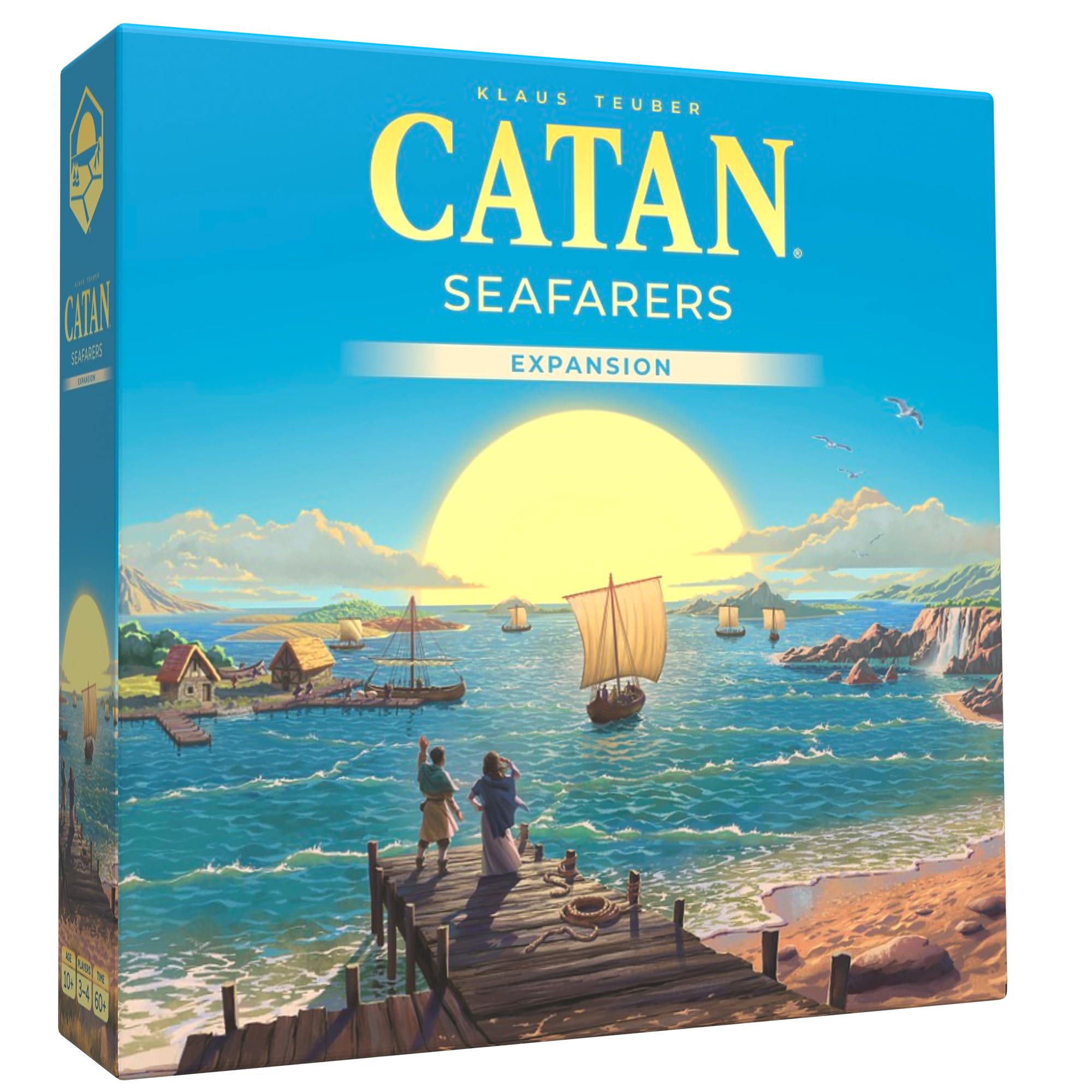 CATAN Seafarers Board Game Expansion (6th Edition) Strategy Game for Kids and Adults, Ages 12+, 3-4 Players, 60 Minute Playtime, Made by Catan Studio