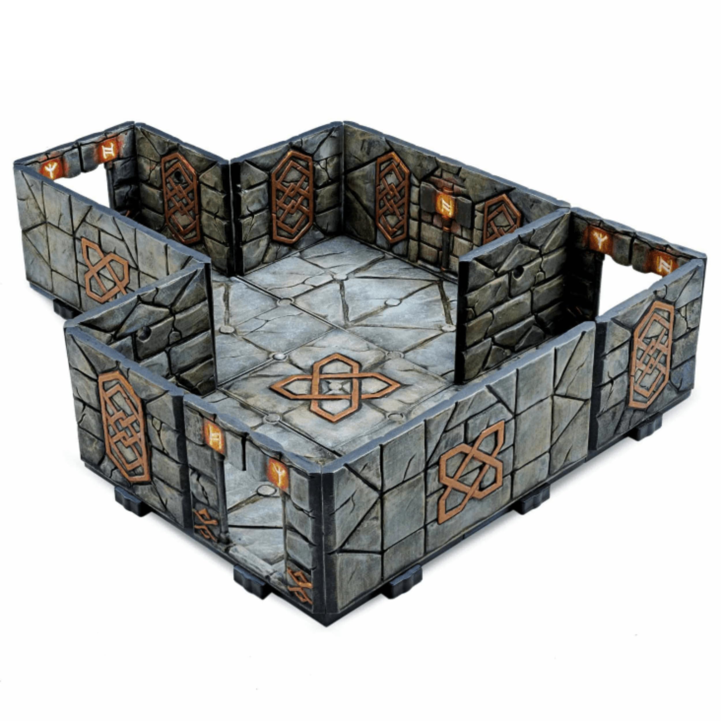 Archon Studio Dungeons & Lasers: Expansion Set: Hall of Heroes - Modular Tabletop Terrain for DND and 5E RPG Games - Unpainted and Unassembled - for Teens and Adults Ages 14+