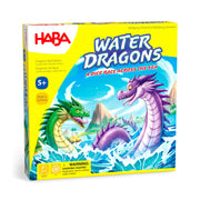 HABA Water Dragons: Kids Board Game and Fast-Paced Dice Game with Wooden Components for Ages 5 and up, Made in Germany