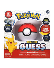 Pokemon Trainer Guess - Kanto Edition Toy, I Will Guess It! Electronic Voice Recognition Guessing Brain Game Pokemon Go Digital Travel Board/ Toys