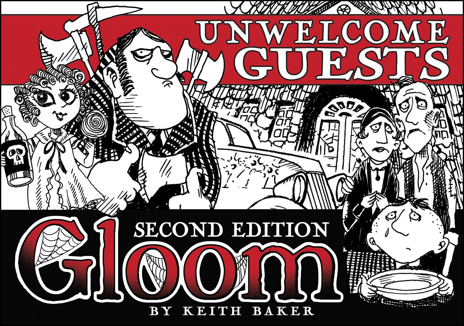 Atlas Games Gloom Unwelcome Guests 2nd Edition Keith Baker and Michelle Nephew Keith Baker and Michelle Nephew Keith Baker and Michelle Nephew