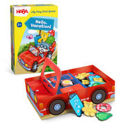 HABA My Very First Games: Hello Vacation – Color-Matching Toddler Game for Ages 2+, Preschool Learning Toy and Educational Toys for Kids with 3D Car
