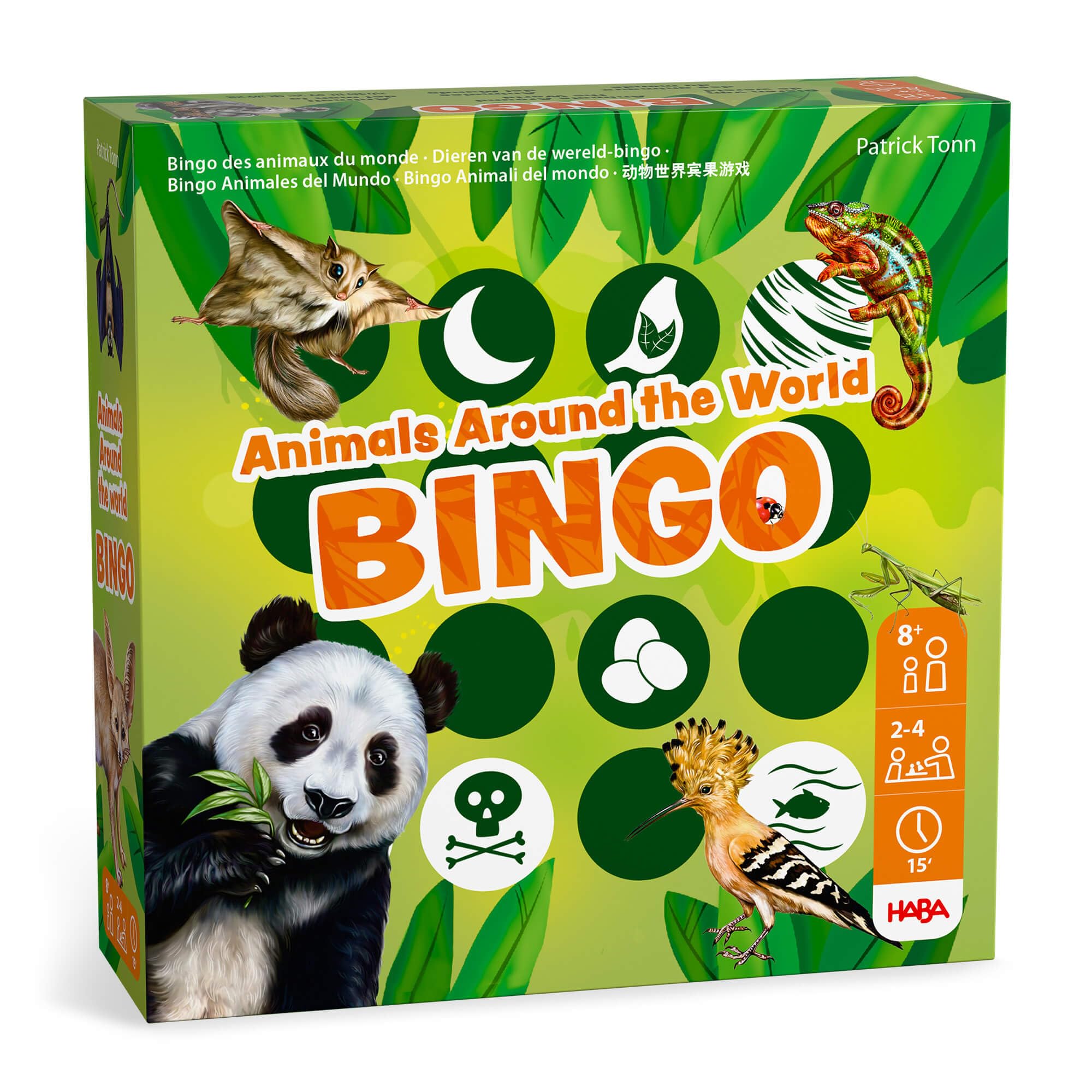 HABA Animals of The World Bingo Set – Educational Animal Bingo Game for Kids 8+, STEM Toys for Families & Learning Resources Toys for Classrooms