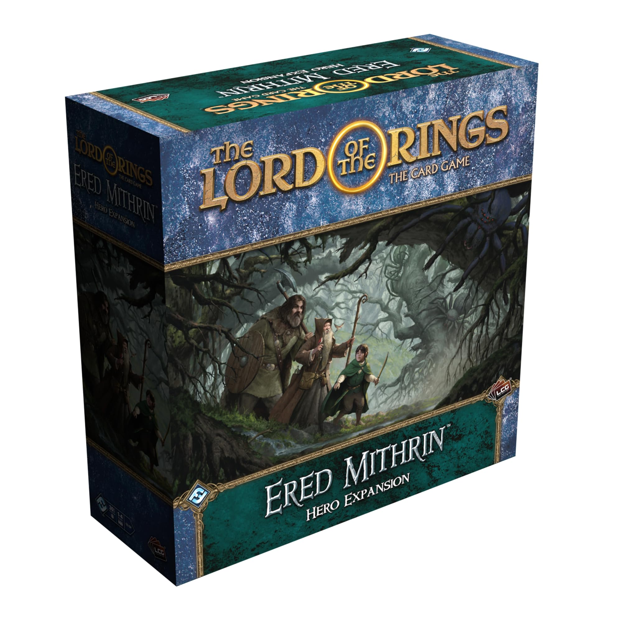 The Lord of The Rings The Card Game Ered Mithrin Hero Expansion - Cooperative Adventure Game, Strategy Game, Ages 14+, 1-4 Players, 30-120 Min Playtime, Made by Fantasy Flight Games