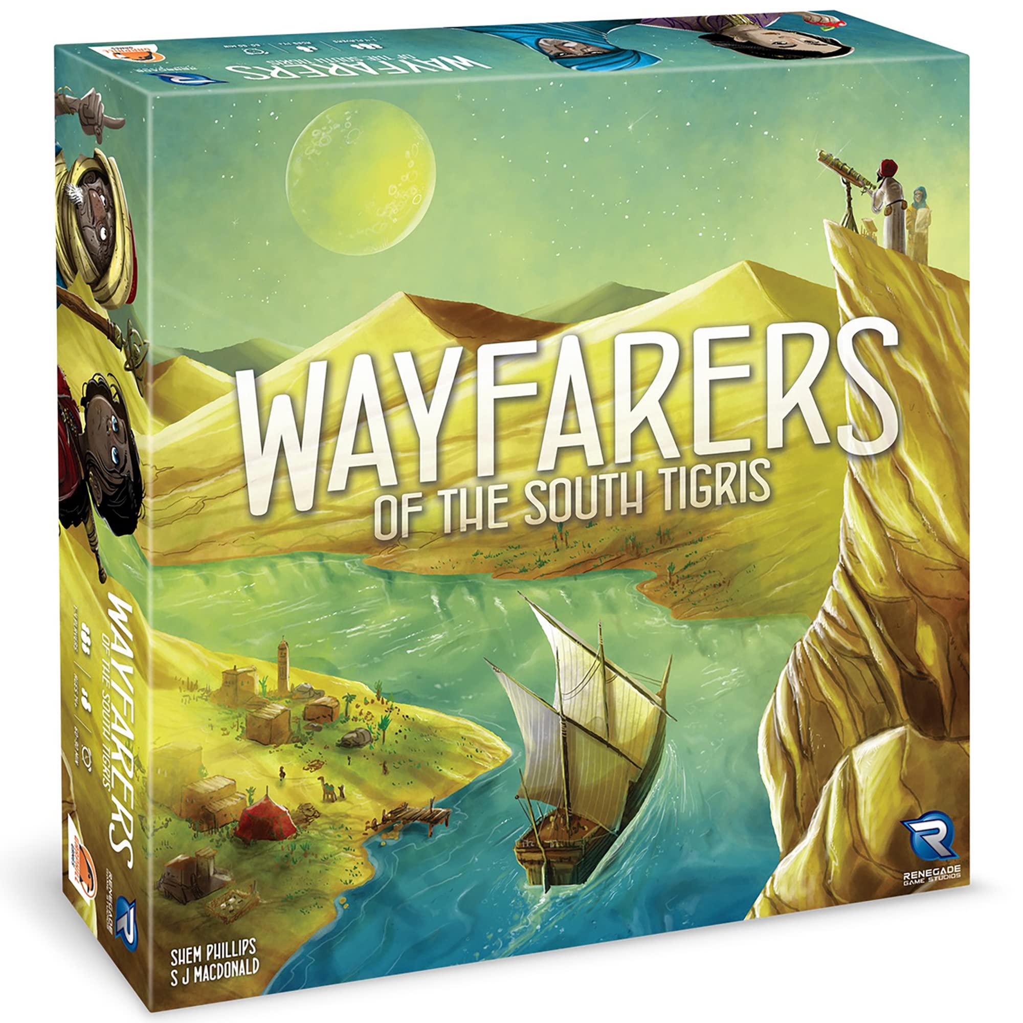 Renegade Games Wayfarers of The South Tigris - Dice Placement Strategy Board Game, A Garphill Games Release, Ages 14+, 1-4 Players, 60-90 Min
