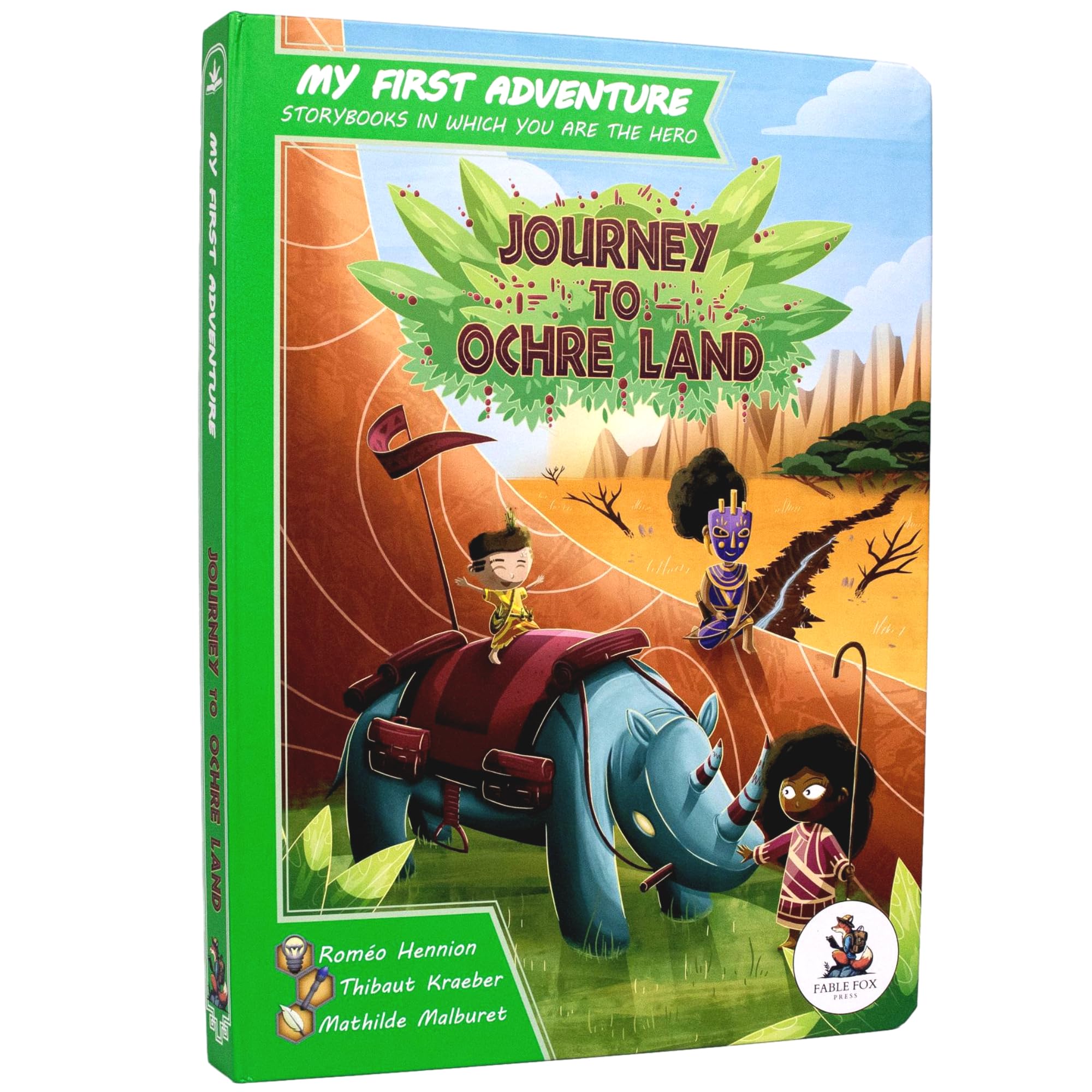 Journey to Ochre Land: Interactive Savanna Adventure Storybook for Children Ages 6 - 10 | Kids Choose Their Own Path! - Dyslexia Friendly (My First Adventure Series)