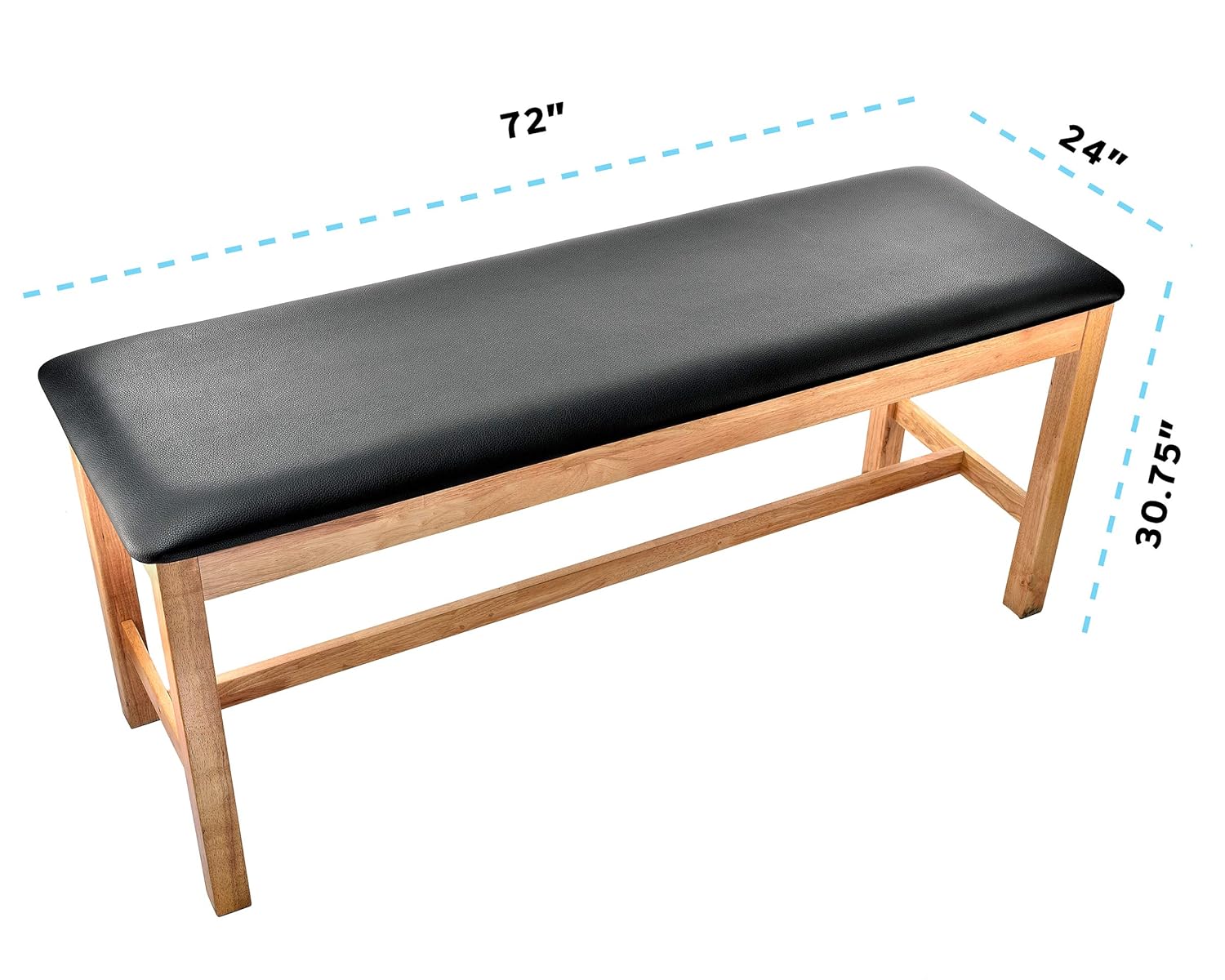 Black Straight Line Treatment Table