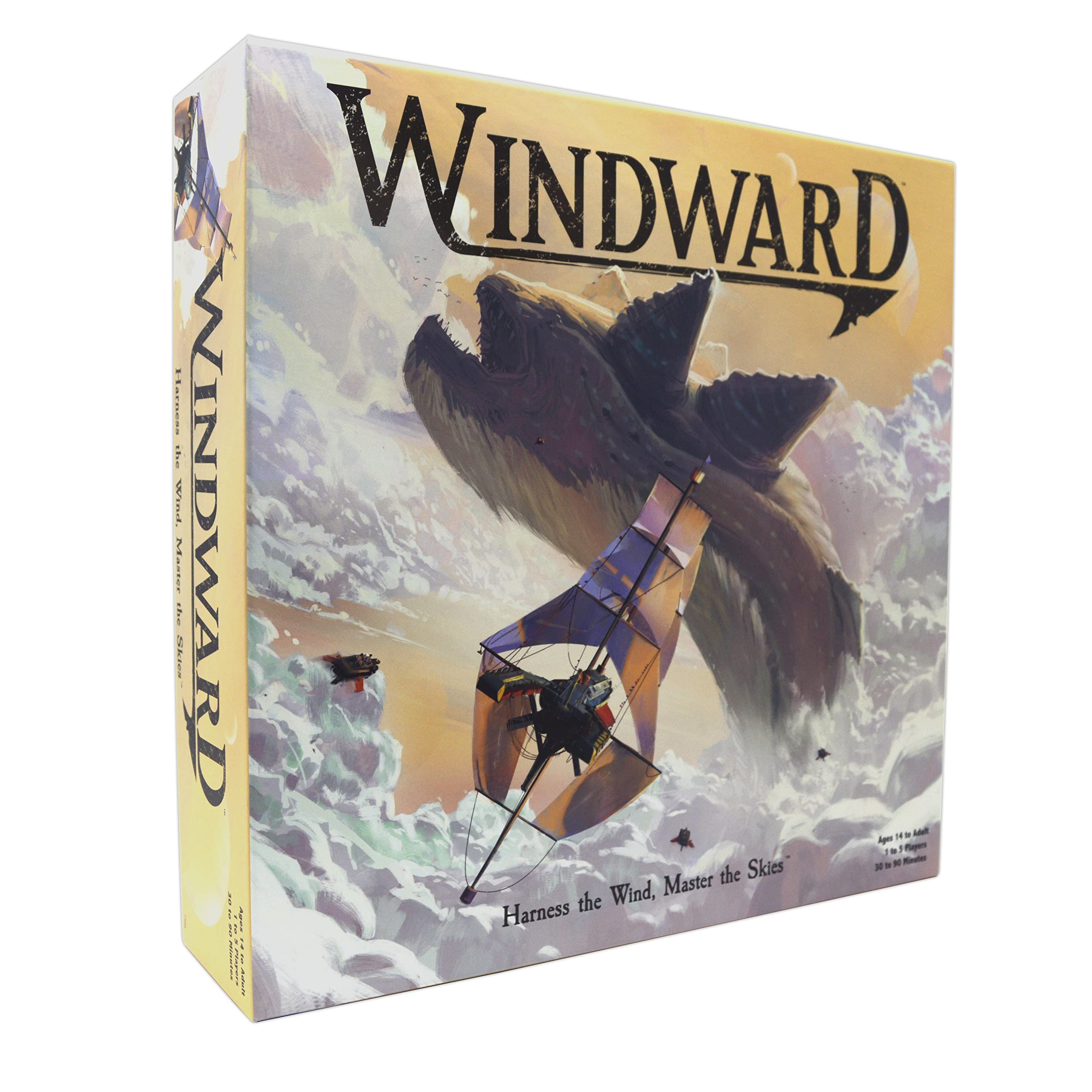 Windward — Strategy Board Game — Harness The Wind Master The Skies Strategy Game for 1-5 Players — Ages 14+