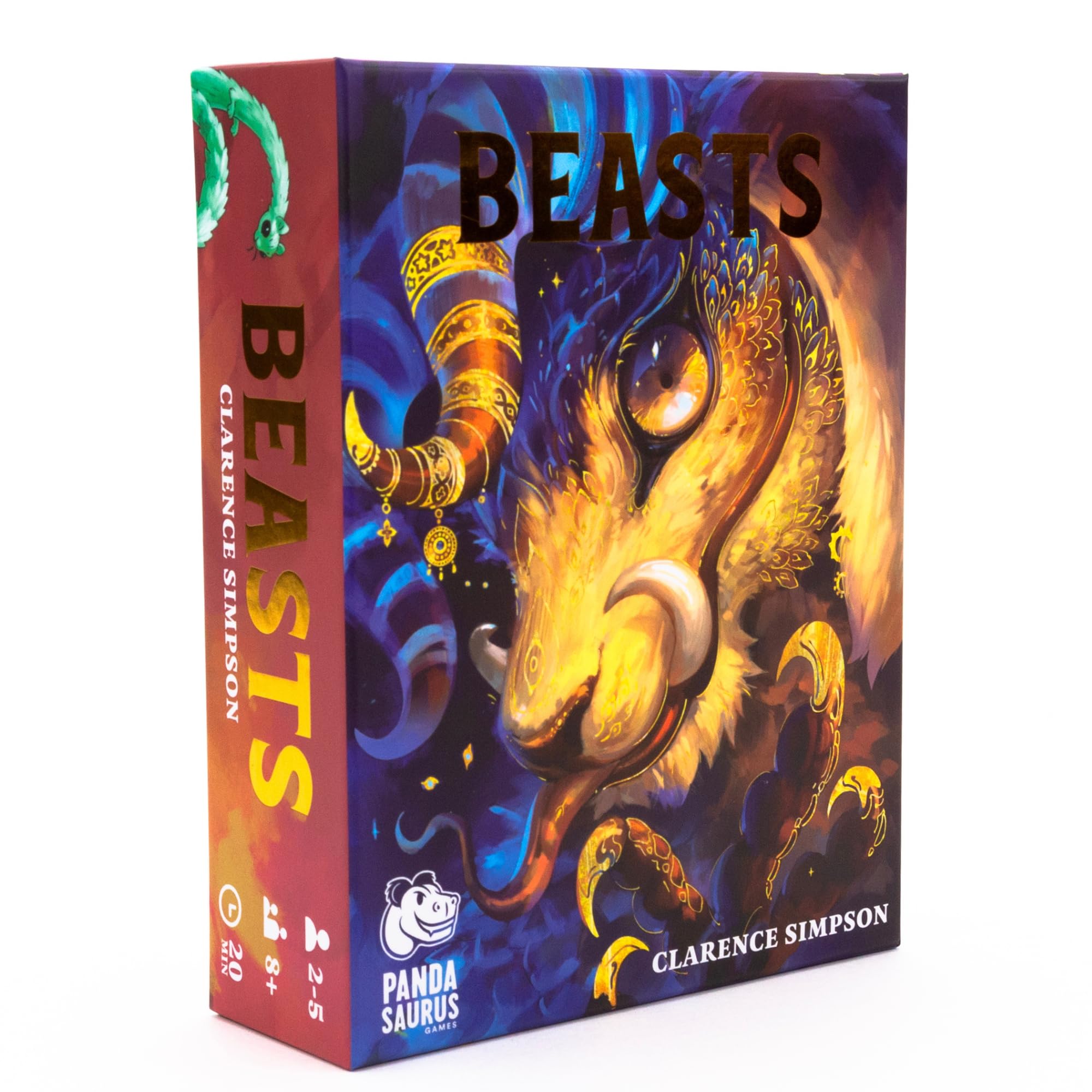 Pandasaurus Games Beasts Card Game - Cooperative Teamwork, Strategy & Tension, Limited Communication Puzzle with Challenging Gameplay for Kids & Adults, Ages 12+, 2-6 Players, 30 Minute Playtime