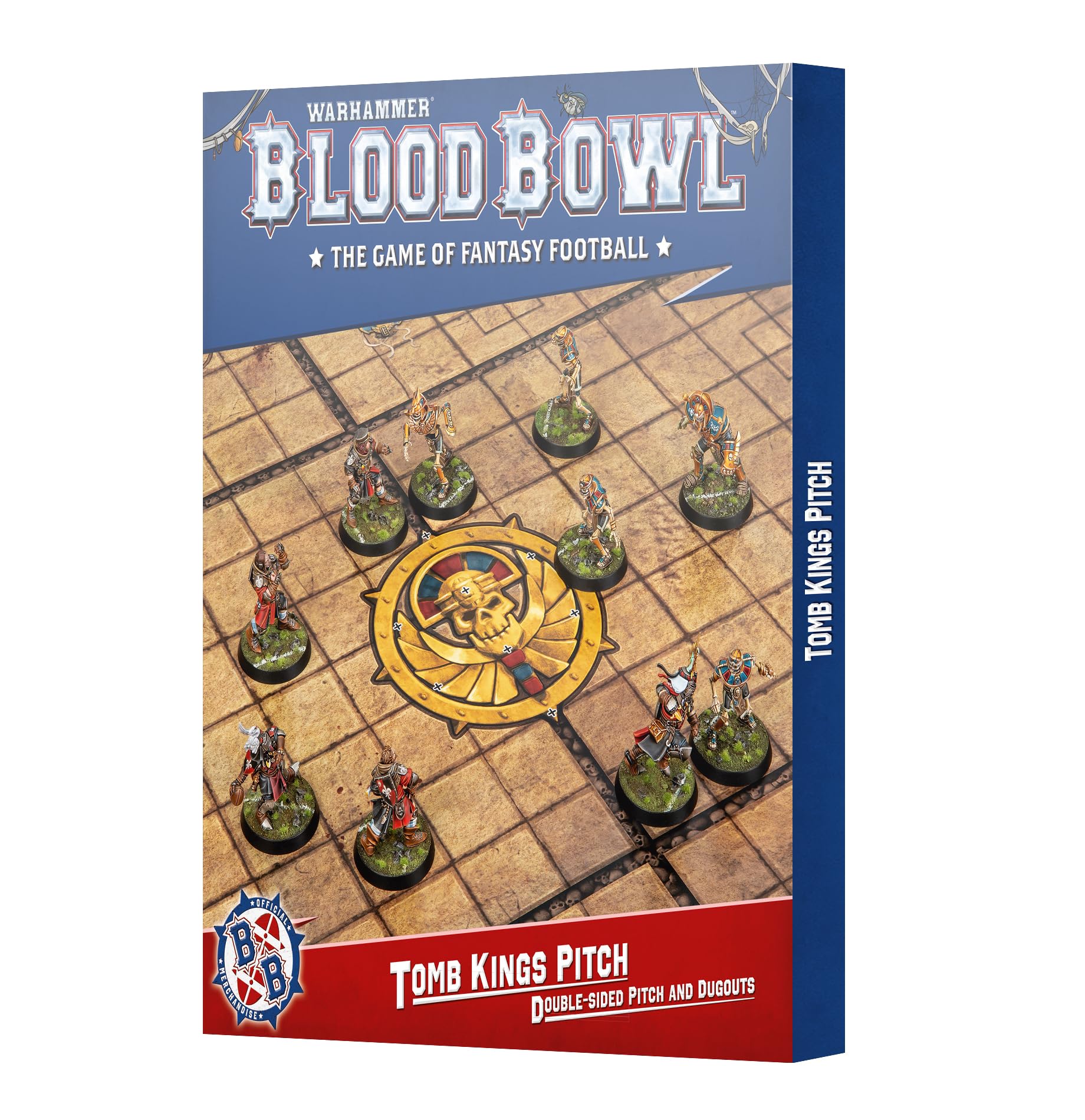 Games Workshop Blood Bowl: Tomb Kings Double-Sided Pitch and Dugouts
