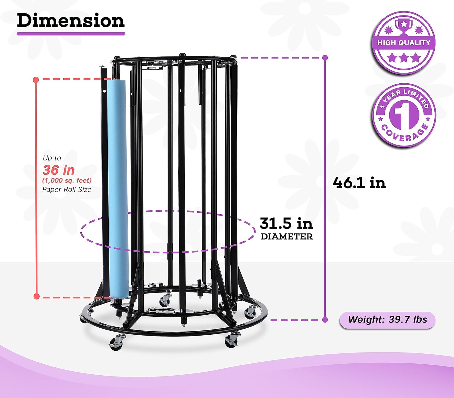 PAPER ROLL DISPENSER (5 ROLL)