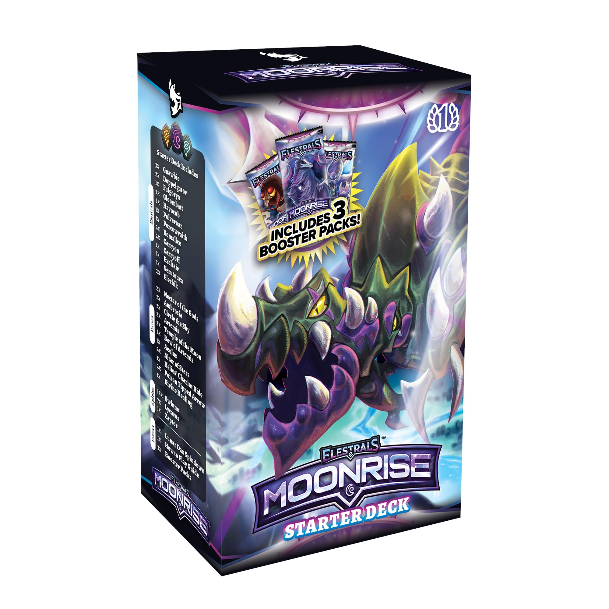Elestrals TCG Moonrise Fulgoryx Starter Deck with 3 Booster Packs