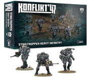 Warlord Games Stahltruppen Heavy Infantry - Axis Miniatures for Konflikt 47 Highly Detailed 28mm Scale Miniatures