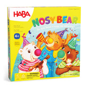 HABA Nosy Bear Board Game, Creative Family Games & Learning Toys for 2-4 Players Ages 4+ with Durable Wooden Components