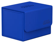 Ultimate Guard Sidewinder 100+, Deck Box for 100 Double-Sleeved TCG Cards, Blue, Magnetic Closure & Microfiber Inner Lining for Secure Storage