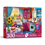 Trefl - Puzzle EasyPiece: Morning in The Kitchen - 300 Pieces - Large Pieces, Easy Puzzle, for Adults and Children Aged 10 and Older