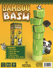 Imperial Publishing Bamboo Bash 2-8 Player Panda Dexterity Game Ages 7+