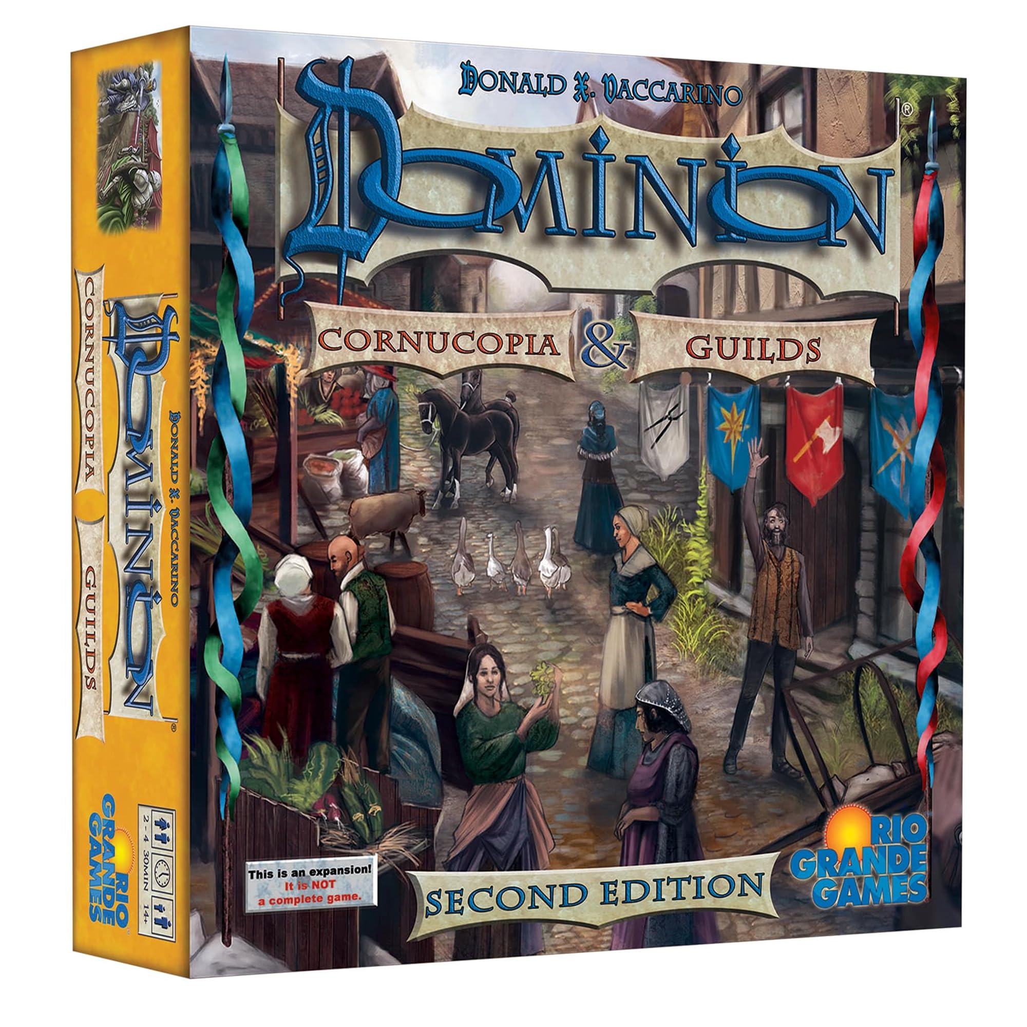 Rio Grande Games Dominion Expansion Cornucopia & Guilds Deck Building Card Game, 2-4 Players