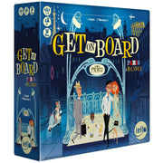IELLO: Get On Board: Paris & Rome - A Clever Flip & Write Board Game, Create The Best Metro Line in Two Cities, Ages 8+, 1-5 Players, 30 Mins