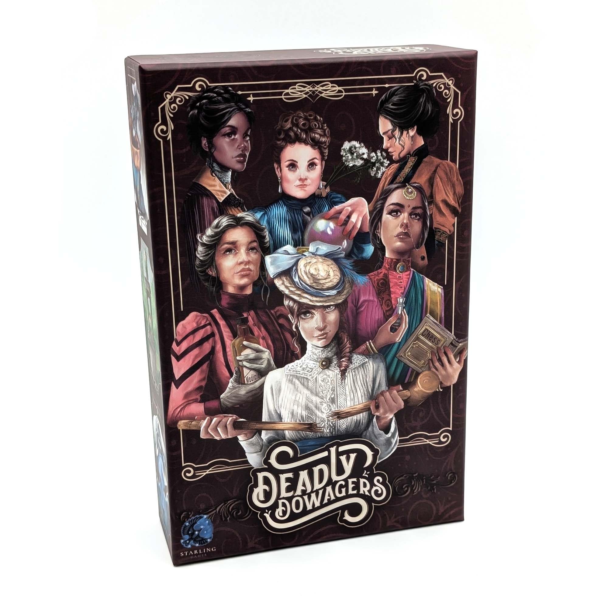 Tycoon Games Deadly Dowagers 2nd Edition | Strategic Marriage & Murder Victorian Game for Adults & Teens | Dark Comedy Card-Drafting | 2–6 Players | Perfect for Game Nights and Board Game Lovers