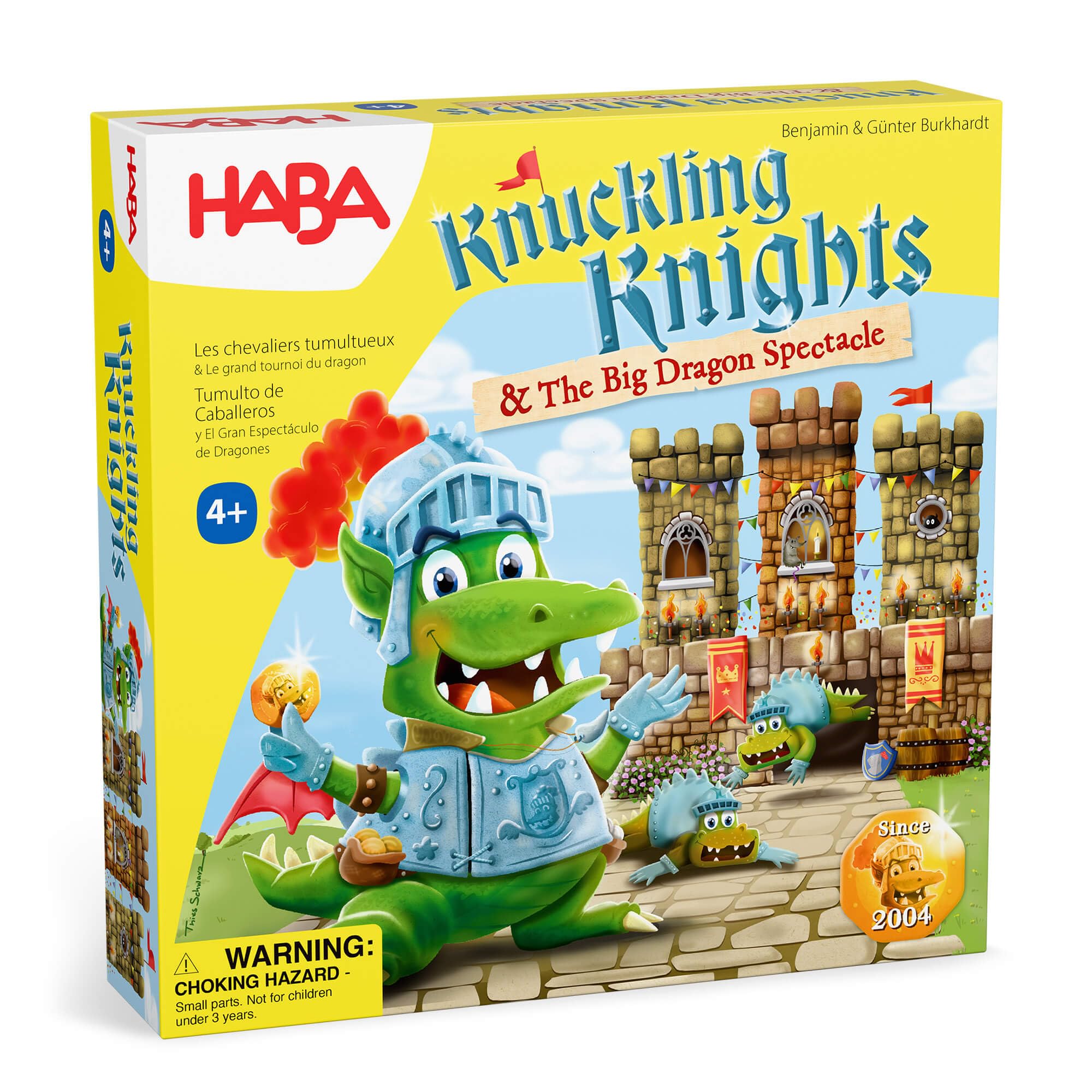 HABA Knuckling Knights: A New Twist on The HABA Games Classic, Strategy Board Games for Family Night and Fun Board Games for Knight & Castle Fans