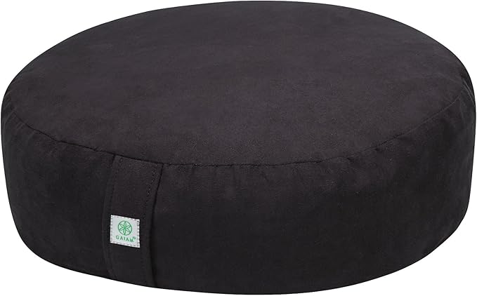 Gaiam Ergonomic Buckwheat - Zafu/Black
