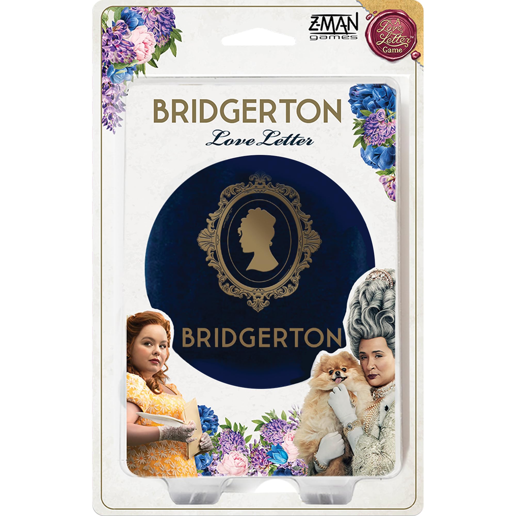 Bridgerton Love Letter Card Game - Unmask Lady Whistledown's Identity! Strategy Game for Kids and Adults Based on The Hit Neflix Series, Ages 10+, 2-6 Players, 20 Minute Playtime, Made by Z-Man Games