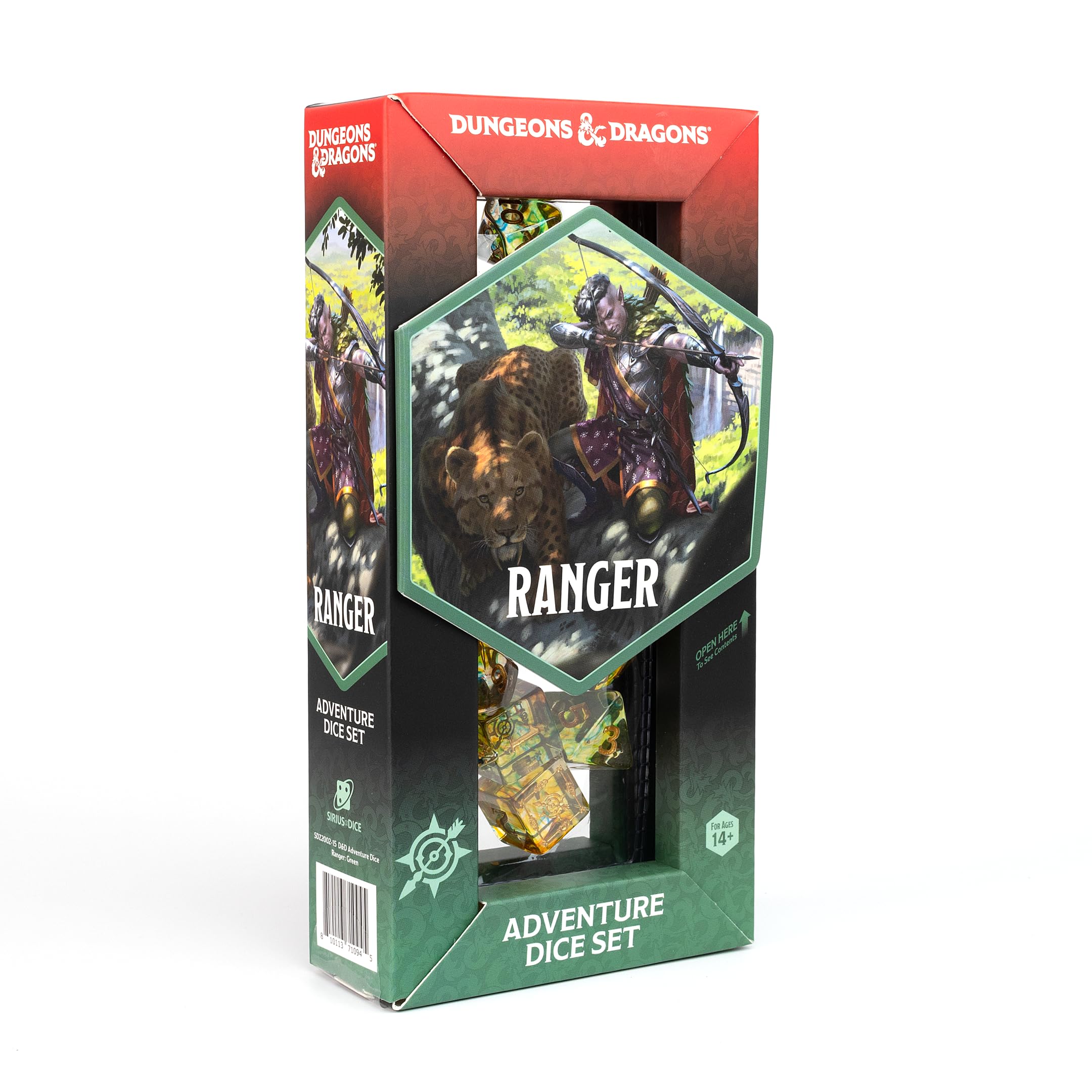 D&D Adventure Dice (Ranger Class: Green)