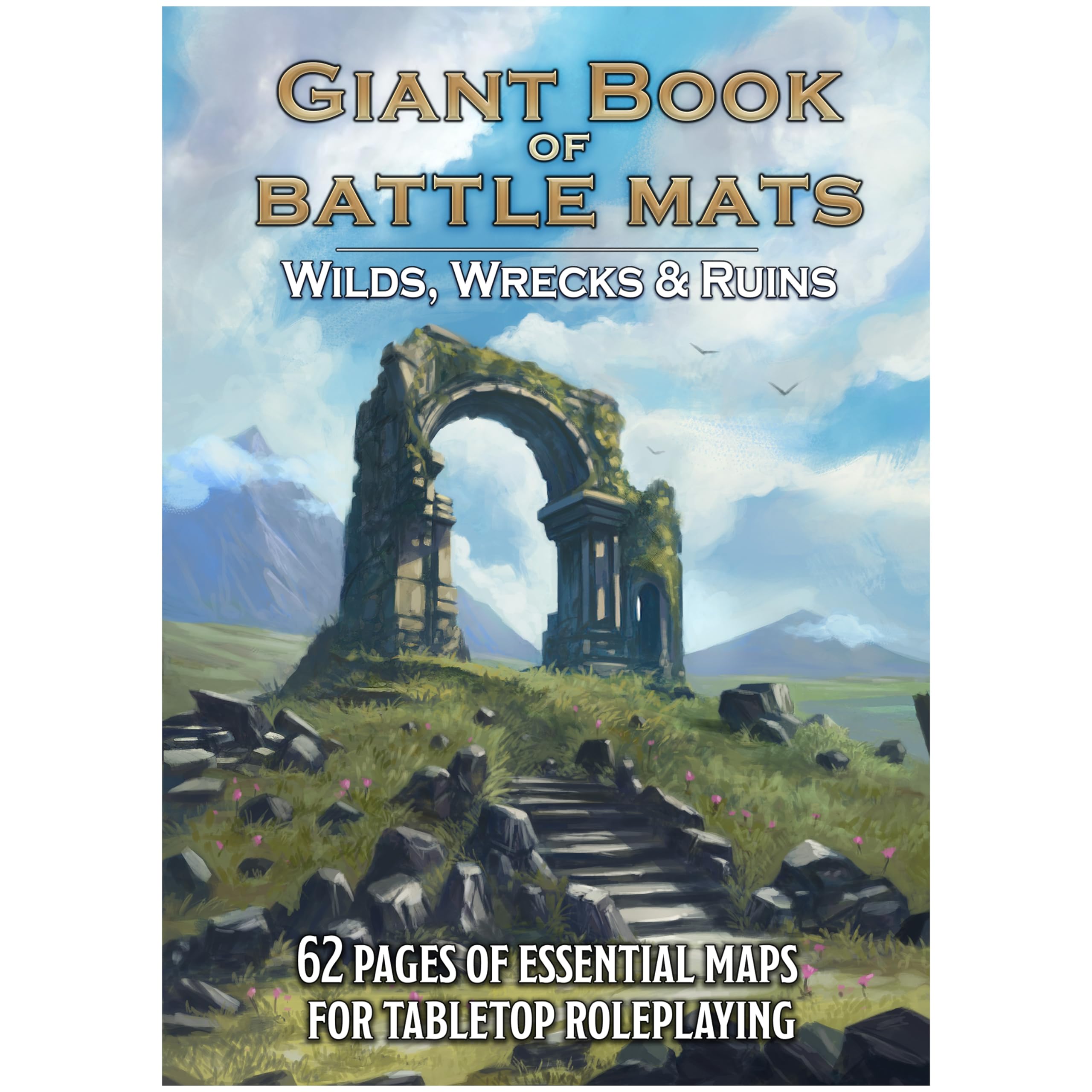 Giant Book of Battle Mats Wilds, Wrecks & Ruins by Loke - Merchandise Game