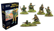 Warlord Games Bolt Action WWII Waffen SS 1943-45 Weapons Teams Figures 1:56 Military Table Top Wargaming Plastic Model Kit 402212111