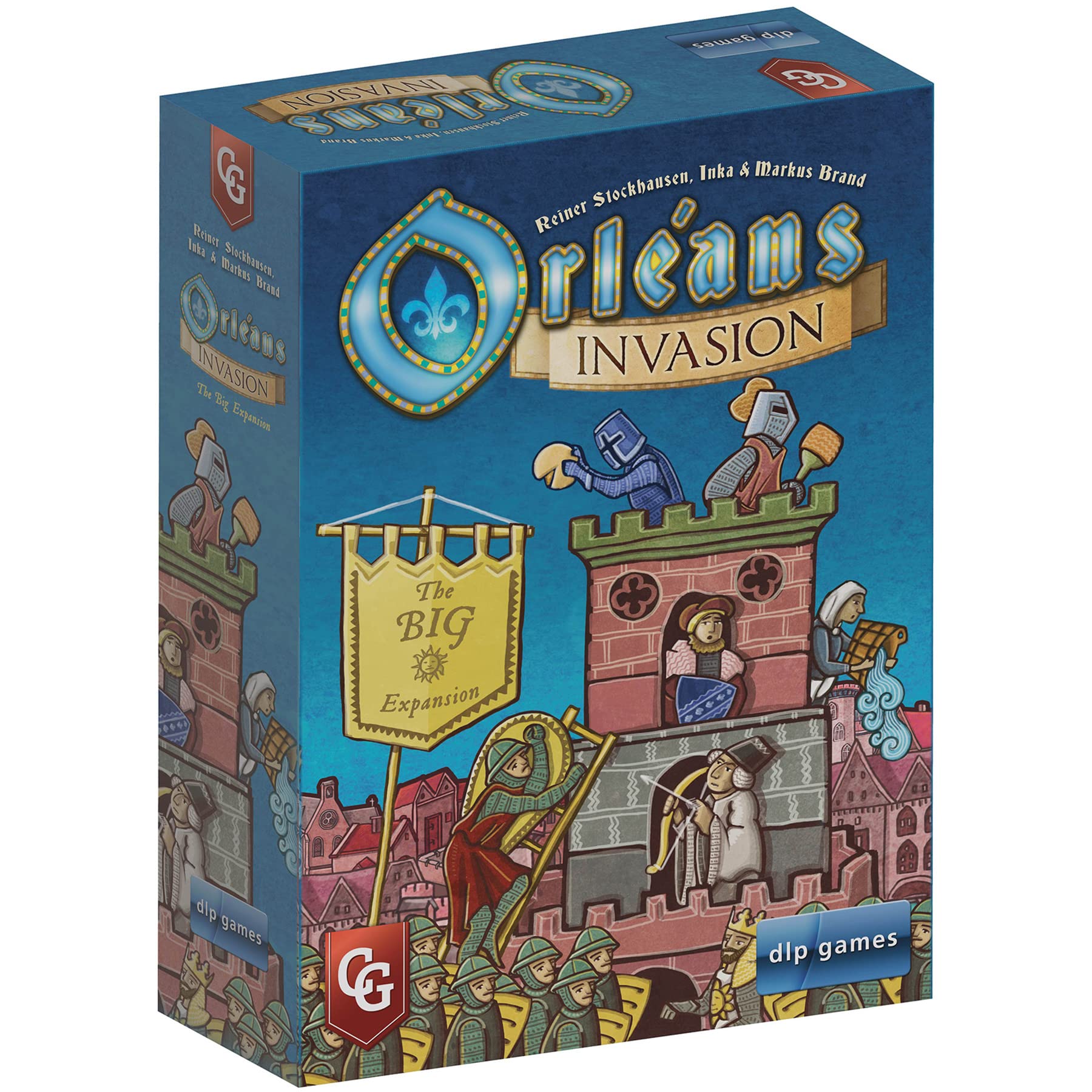 Capstone Games : Orleans, Invasion Expansion, Strategy Board Game, 2 to 5 Players, 90 Minute Play Time, Ages 12 and Up