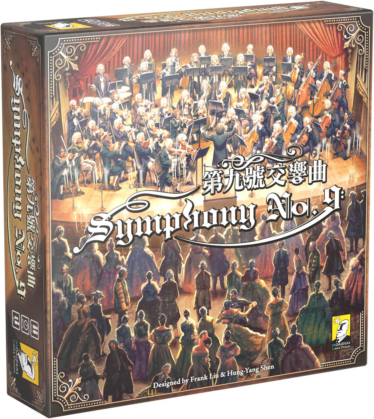 Symphony No.9 By Moaideas Game Design | Classic Music-Themed Game | Strategy Board Game for Family Game Night | for 2 to 4 Players