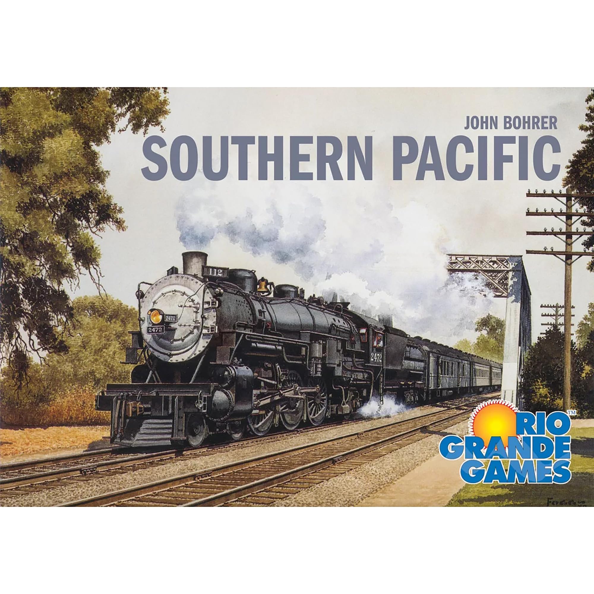 Rio Grande Games Southern Pacific Strategy Board Game for Family & Adult Players