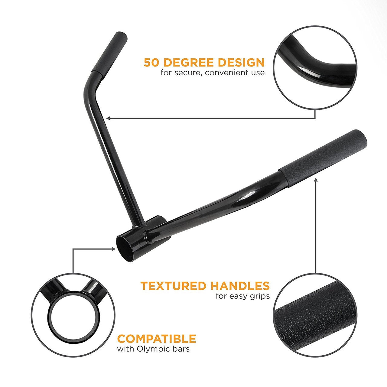 CAP Landmine Angled Handle 2"