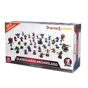 Dungeons & Lasers: Raiders and Beasts of The Scareguards Archipelago - DND Miniatures Set with 35 Models - Assembly and Painting Required - for 14 Years +