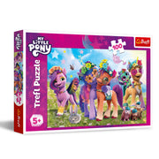 Trefl My Little Pony 100 Piece Jigsaw Puzzle Funny Ponies 16"x11" Print, DIY Puzzle, Creative Fun, Classic Jigsaw for Adults and Children from 5 Years Old