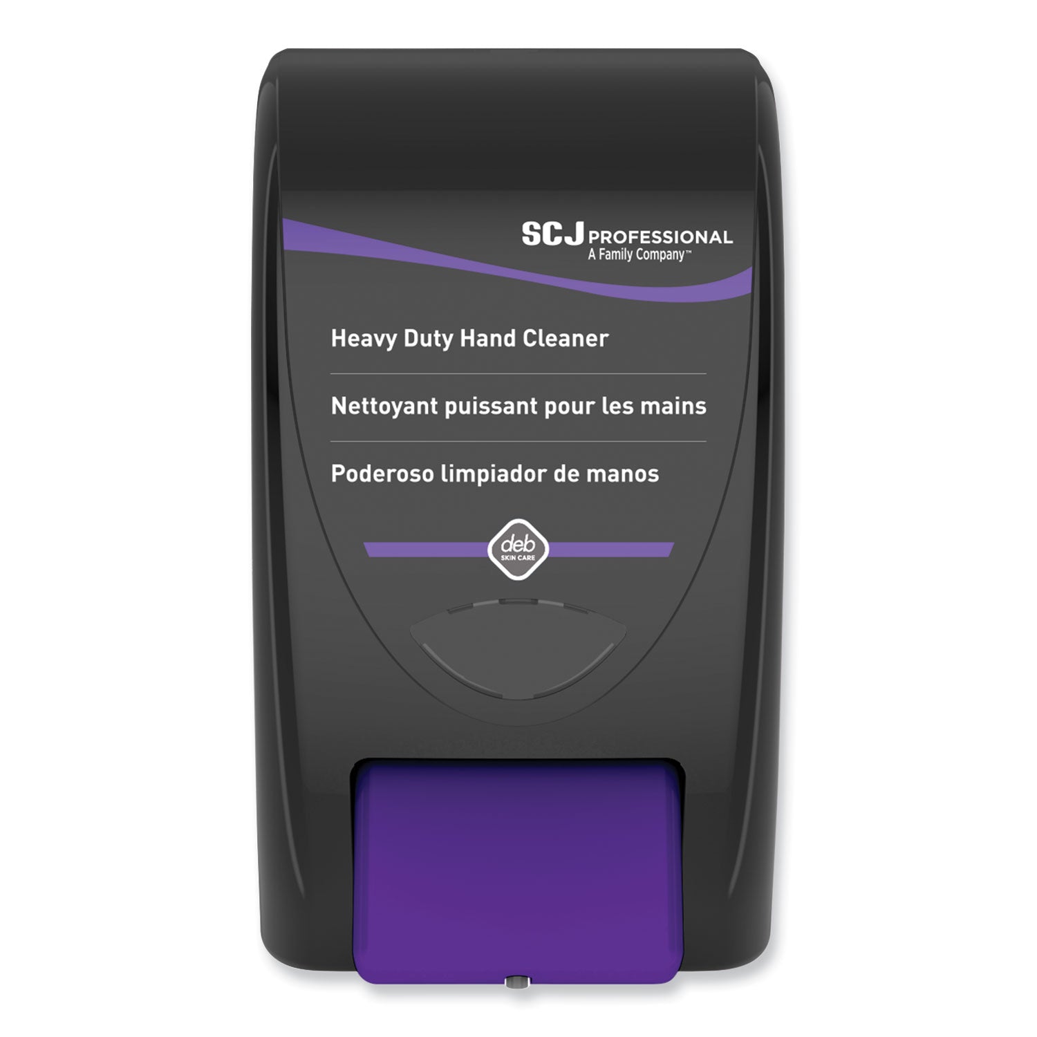 SC Johnson Hand Soap 2000 Manual Dispenser - Manual - 2.11 quart Capacity - Durable, Antimicrobial, Locking Mechanism, Site Window - Black - 1 Each