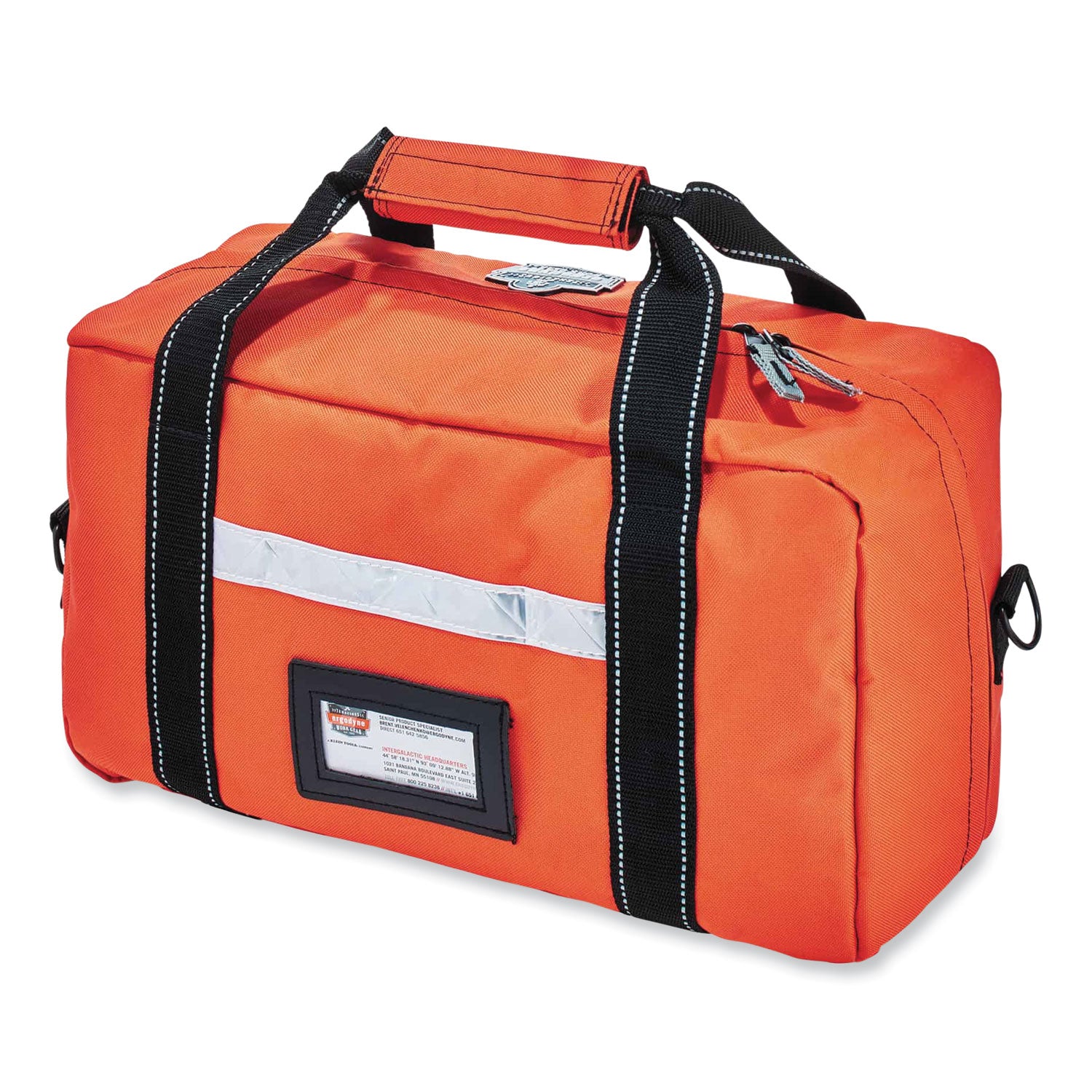 600D Polyester Body - Reflective Trim - 10" Height x 7.5" Width x 16.5" Depth - Small Size - 1 Each