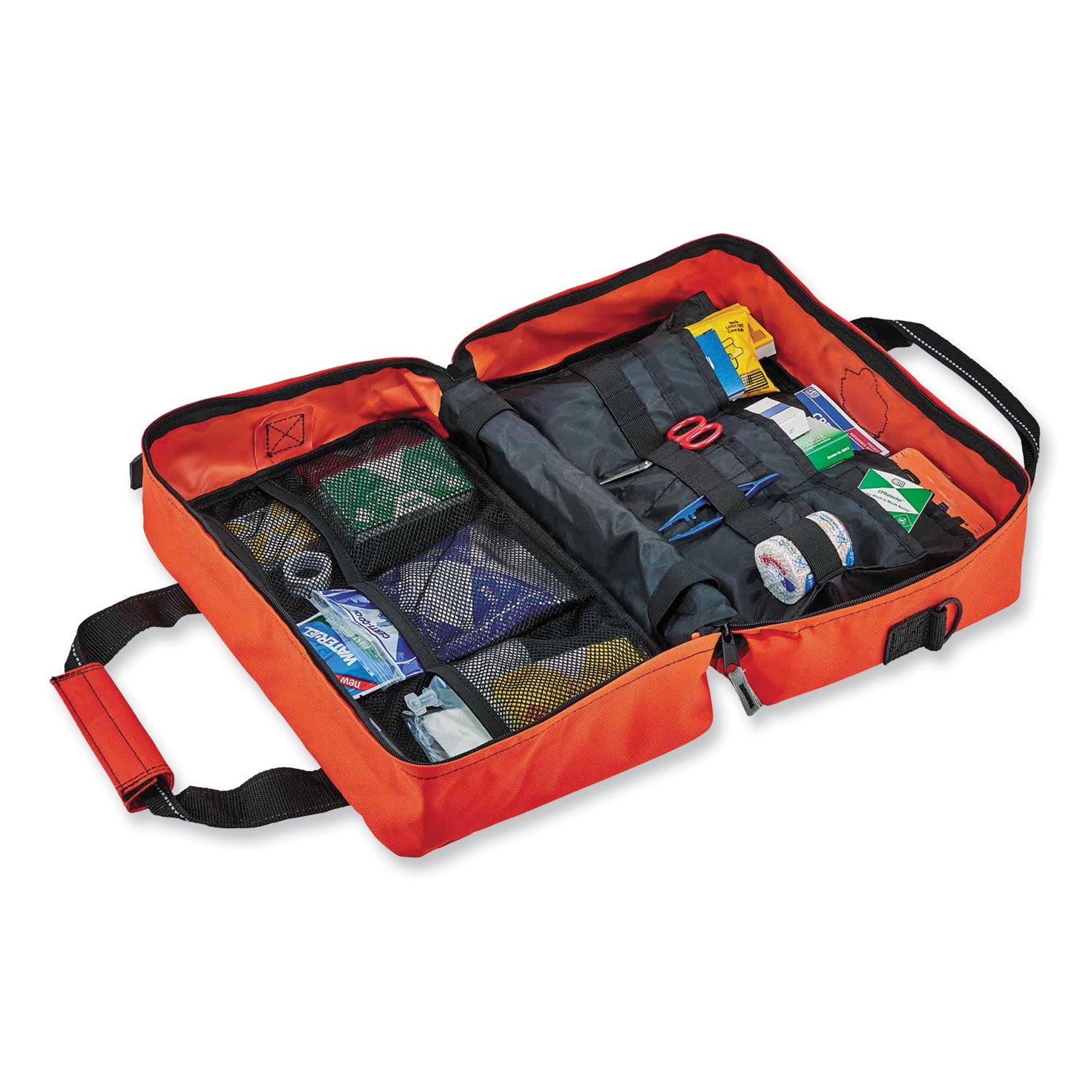 600D Polyester Body - Reflective Trim - 10" Height x 7.5" Width x 16.5" Depth - Small Size - 1 Each