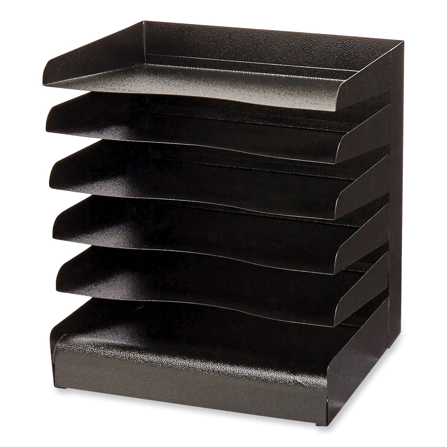 Orgnzr Desk Tray 6Tier Ltr Stl