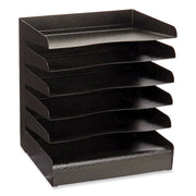 Orgnzr Desk Tray 6Tier Ltr Stl